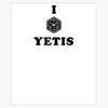 I Crit Yetis Bumper Sticker Window Water Bottle Decal 5"