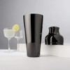 Viski Parisian Cocktail Set, 25 oz Black Gunmetal Stainless Steel