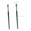 IWOWHERO 2pcs Angled Eyebrow Brush Thin Eyeliner Brush Professional for