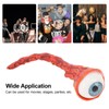 4PCS Ripped Out Eyeball Prop, Soft Foldable Latex Foam Eyeball