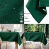 Filumi Tablecloth 140 x 260 cm Dark Green Washable for