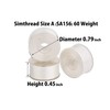 Simthread 25 x Pre Wound Bobbins Size A Grade 15