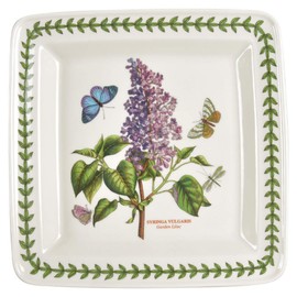 Portmeirion Botanic Garden Square Salad Plate-Garden Lilac