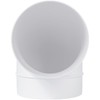 ECOPRO VENT 4-Inch White Plastic 90-Degree Elbow Duct Fitting for