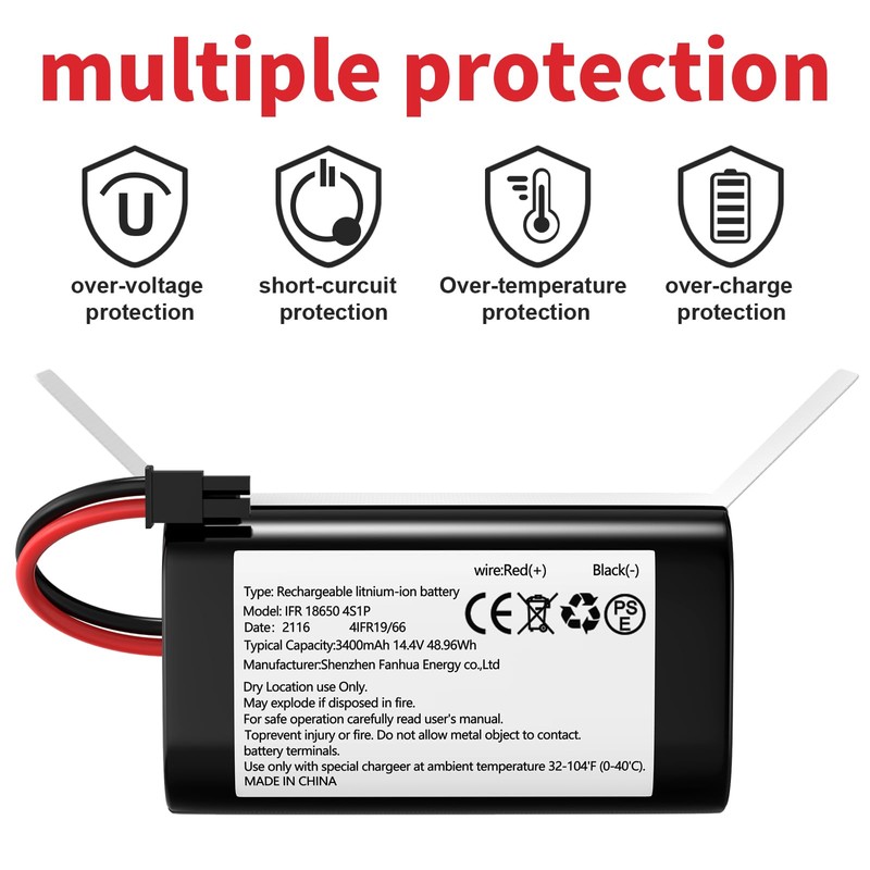 Replacment battery for Eufy Robovac LR20, LR30 Hybrid+,L35 Hybrid+,T2996011