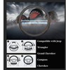 Yangday Leather Steering Wheel Cover for Jeep Wrangler Grand Cherokee