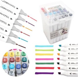 Artbox/Hosa Stationery IDMON Sketch Twin Marker Pen PP Case 48 Colors / 아트박스호사문구 아이디몬 스케치 트윈마커펜 PP케이스 48색