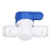 10Pcs Inline Ball Valve Quick Connect Fitting Accessory 1/4 Inch