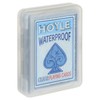 HOYLE'S WATER PROOF DURABLE CLEAR & BLUE PLASTIC PLAYING CARDS,