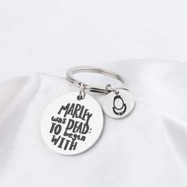 Ghost Story Of Christmas Keychain Marley Was Dead To Begin With Gifts Ebenezer Scrooge Gifts (TO begin WITH uk)