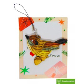 Home Collection American Goldfinch, Christmas Quilling Ornaments Collection, Home Decorations