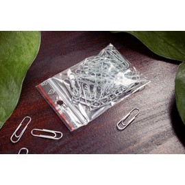 Pakico | 100 Plastic Bags Zipper 8 x 12 cm | Lockable Ziplock Bags | Clothing Luggage Packaging | Ziplock Bags | Resealable Plastic Bags | Packaging Bags