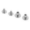 120 Sets Book Binding Screw 9x8mm Uniform Coating Color Lasting