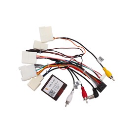 ViaBecs 16-PIN Car Stereo Wiring Harness with Canbus Box for Toyota Camry RAV4 Corolla Tundra Highlander, Supports Original JBL Amplifier, Backup Camera, SWC, FM/AM Antenna Adapter, and USB