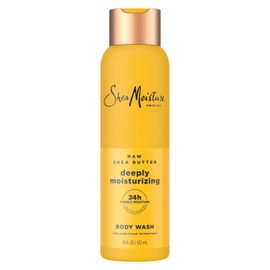 SheaMoisture SheaMoisture Raw Shea Butter Body Wash Moisturize and Restore Deeply Moisturizing body wash for 24H Visible Moisture for Healthy, Glowing Skin 18 oz
