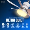Airbro 21” Socket Fan Light with Remote Control – Quiet