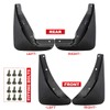 A-Premium 4PCS Splash Guards Mud Flaps Mudguards Compatible with Dodge