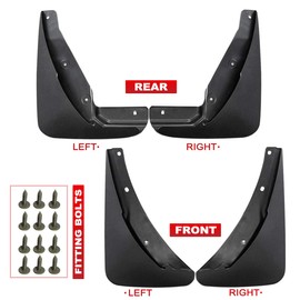 A-Premium 4PCS Splash Guards Mud Flaps Mudguards Compatible with Dodge Challenger 2015-2020 Coupe Front & Rear