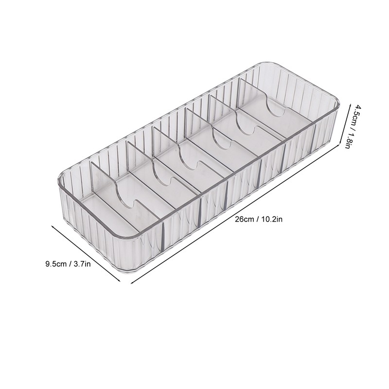 2pcs Cable Management Box with 20 Wire Ties Stackable Clear