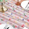 Flowers Table Runner, Table Runner with Daisies, Table Runner Spring