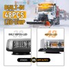 OPP ULITE Amber Strobe Light 16 Flashing Mode, 48pcs Led,