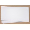 KAWAGUCHI 11-162 Name Tape, Wide Wide, White, 1, Width 2.8