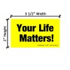 Your Life Matters | Gospel Tracts | Business Card Size