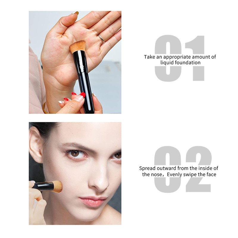 MSQ Liquid Foundation Brush Face Brush Make up Brush with