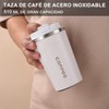 MOYAC Termos para Cafe 510 ml, Termo Agua de Acero