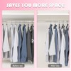 60PCS Hangers Space Savers, Clothes Wardrobe Wizard Hooks, Multi-Layer Space