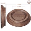 Piano Caster Cups Black Walnut Wood Caster Cups Coasters for