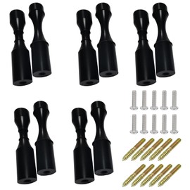 Wine Rack Wall Mounted 5 Bottle Matte Black Metal Vino Pins Single Display Pegs System for Wine Bottles