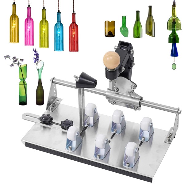 Wine Bottle Cutter,Glass Bottle Cutter kit,Glass Bottle Cutter Set Glass