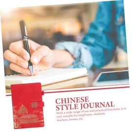 NUOBESTY Buckle Notebook Standard Planner Weekly Monthly Planner 2023 Daily Planner Notebook Schedule Journal Weekly Notebook Schedule Book Imitation Leather Self Made Dating The List