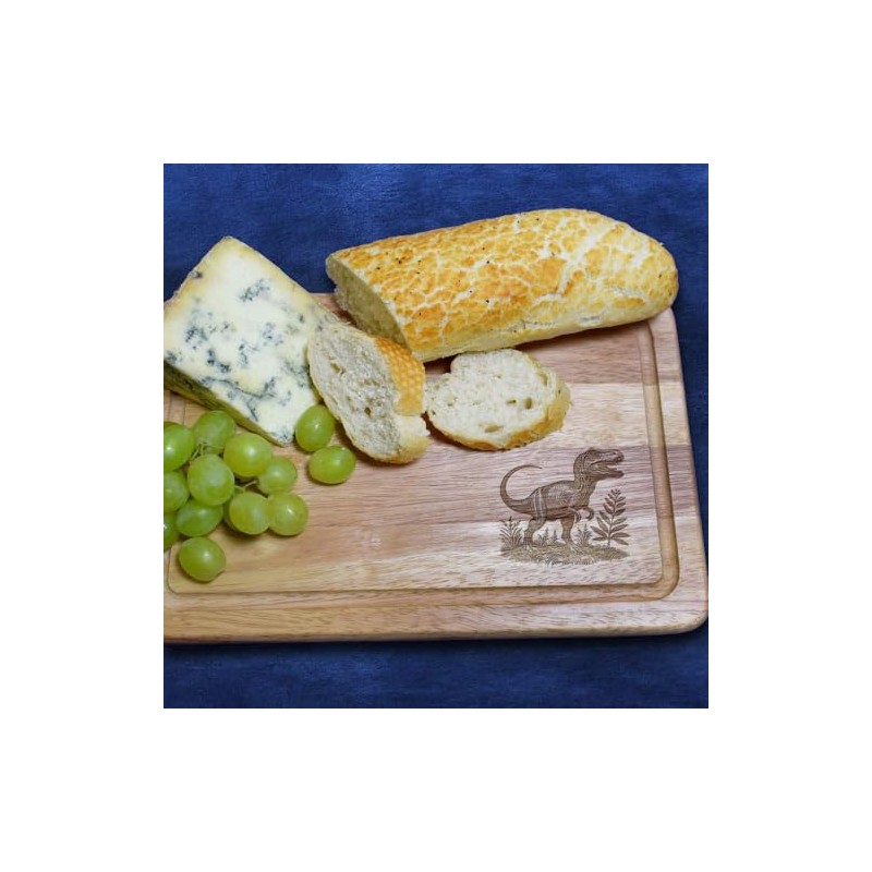 'T Rex Dinosaur' Wooden Chopping/Cutting Board (WB00075502)