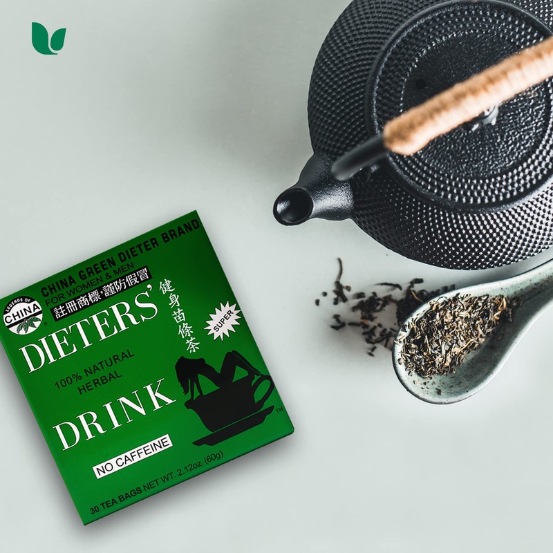 Dieters' 100% Natural Herbal Drink, Caffeine Free by China Green