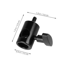 Artibetter Soporte para Lámpara De Cámara Fotográfica Grabadora para Exteriores para Teléfono con Punto De Liberación Gator Travel Sight Placa A Presión Micrófono De Alimentación