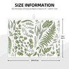 Sage Green Dish Drying Mat for Kitchen Counter, Vintage Herbs