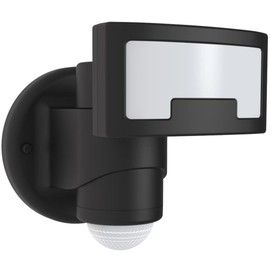 Outdoor Motion Sensor Tracking LED Floodlight Security Light (Black) Versonel Nightwatcher VSL90, Rotating Movement for Intruder Deterrent