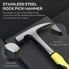 INCLY 15 PCS Geology Rock Pick Hammer Kit, 32oz Hammer
