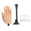 Nail Training Practice Hand Professional Bendable Silicone Female Mannequin Hand