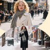 WAMSOFT Winter Wool Scarf Shawl Wraps for Women Thick Solid