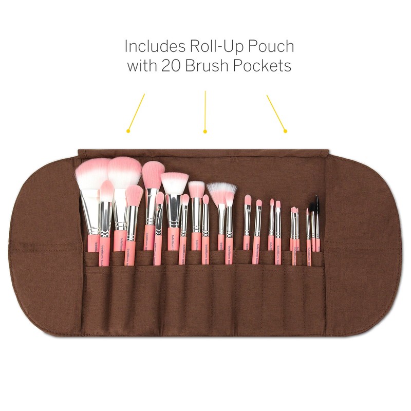 Bdellium Tools Professional Makeup Brush Pink Bambu Series - Deluxe