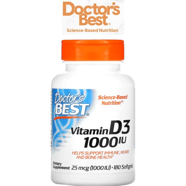 Dr. Best Vitamin D3 1000IU 180 tablets / 닥터베스트 비타민 D3 1000IU 180정