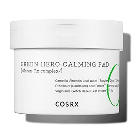 COSRX Green Tea Cleansing Pad, Relief Redness, Face Toner for Sensitive & Irritated Skin, Soothing, Hydrating, Refreshing, 70 Pads