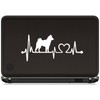 Shiba Inu Heartbeat Lifeline Dog Decal Sticker