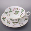 Wedgwood 1053287 Wild Strawberry Cup & Saucer (Peony) Wedding Gift