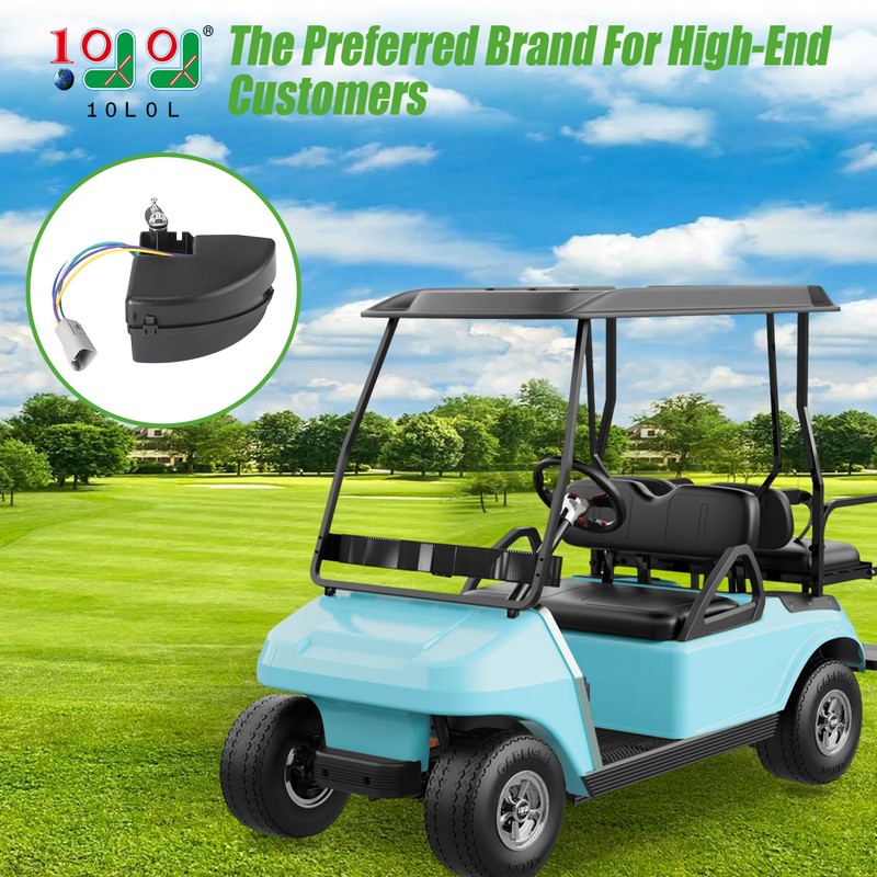 10L0L Golf Cart V-Glide Wiper Switch Assembly, Compatible with Club