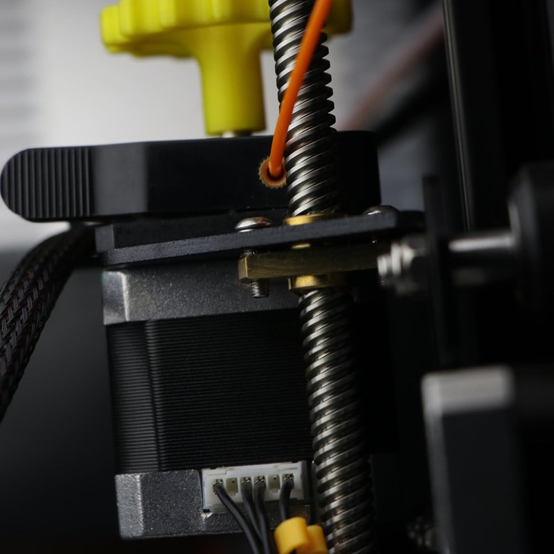 2-Piece 200mm Tr8x8 Thread Spindle Set with Acme Thread for