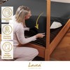 Lavea Jersey Fitted Sheet, Maya Series, 100% Cotton, High-Quality Workmanship,